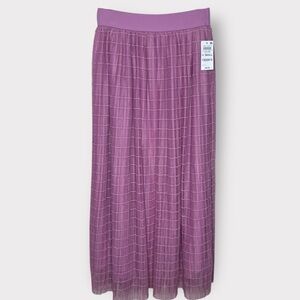 NWT ON 34TH Mauve Tulle Midi Skirt | Size XS | Perfect for Valentine’s Day